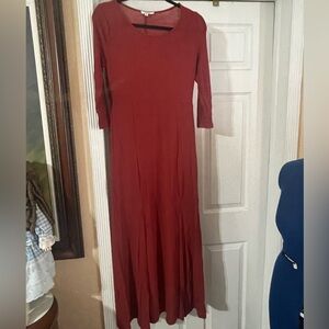 New Hayden 3/4 sleeves scoop neck maxi dress with side splits size M 🌸🌺🌹J